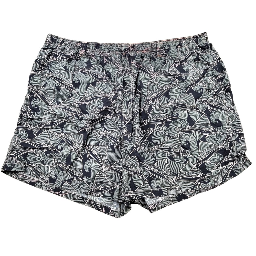 Columbia PFG Super Backcast Linerless Swim Shorts Mens‎ XXL Marlin Wave Print